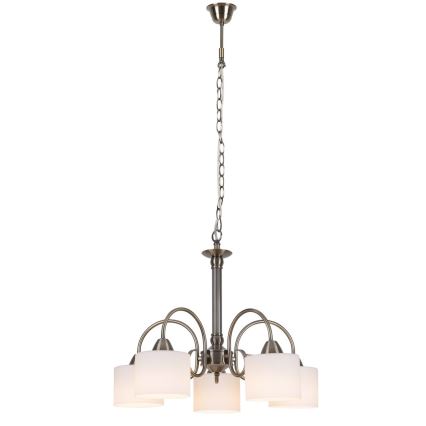 Rabalux 7276 - Lámpara colgante EDITH 5xE27/60W/230V bronce