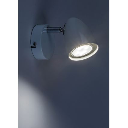 Rabalux - Foco de pared 1xGU10/5W/230V blanco