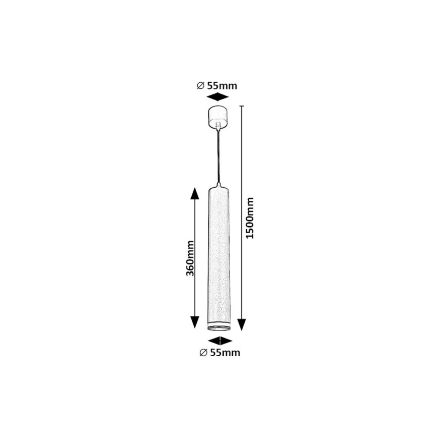 Rabalux - Lámpara colgante 1xGU10/5W/230V