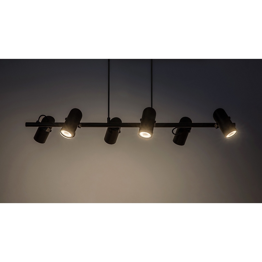 Rabalux - Lámpara colgante 6xGU10/25W/230V