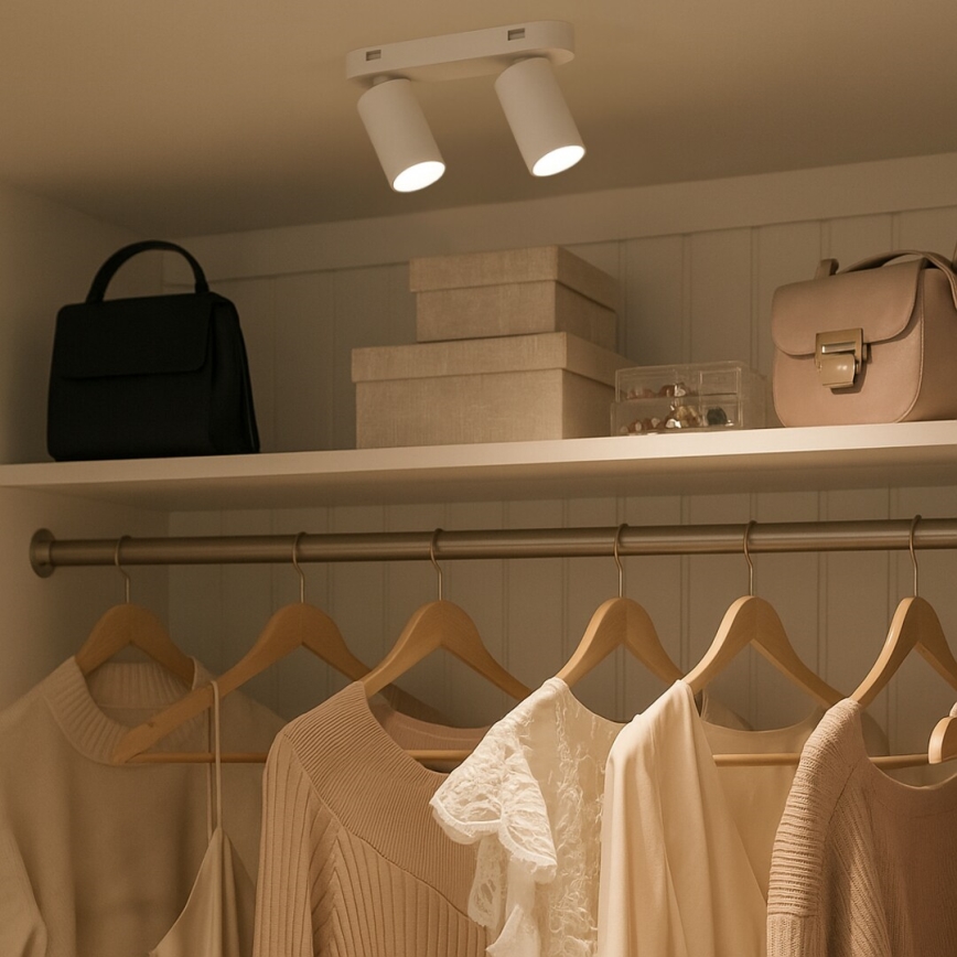 Rabalux - Luminaria de techo 2xGU10/7W/230V blanca