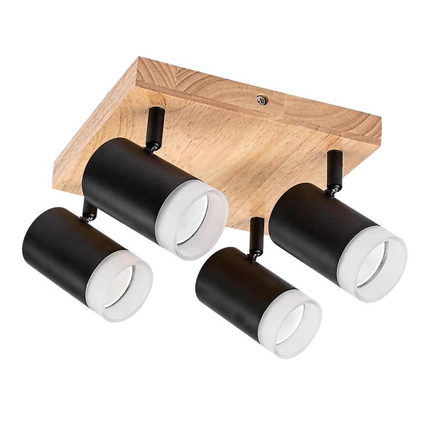 Rabalux - Foco de techo 4xGU10/5W/230V roble