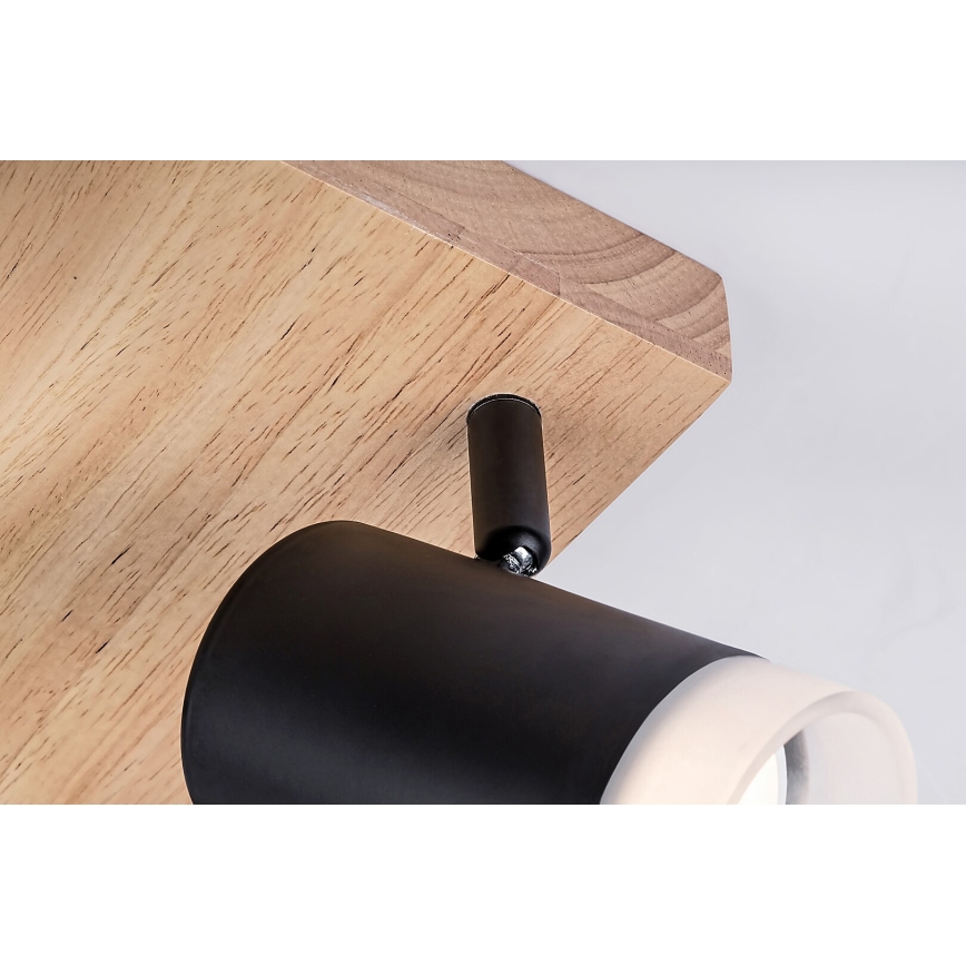 Rabalux - Foco de techo 4xGU10/5W/230V roble