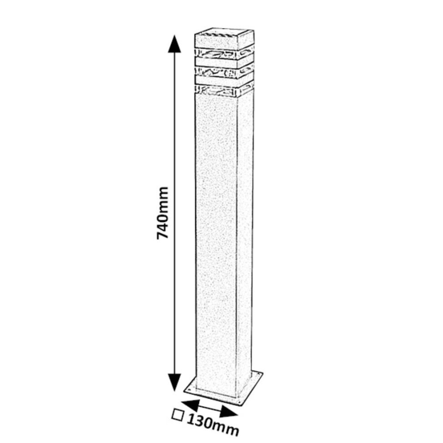 Rabalux - Lámpara de exterior 1xE27/12W/230V IP44
