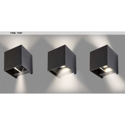 Rabalux - Aplique de exterior 1xG9/42W/230V IP54 negro