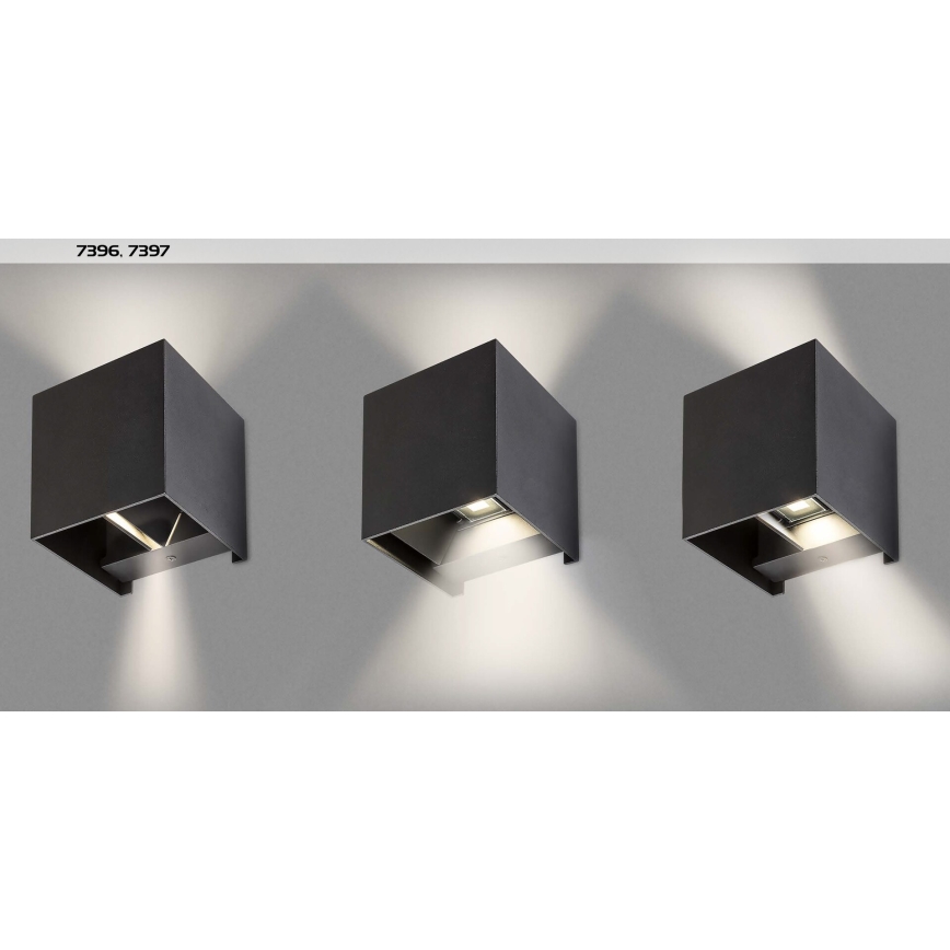 Rabalux - Aplique de exterior 1xG9/42W/230V IP54 negro