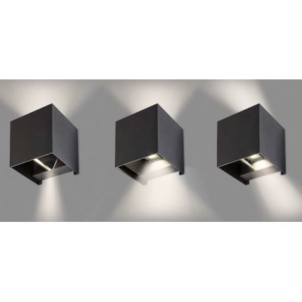 Rabalux - Aplique de exterior 1xG9/42W/230V IP54 blanco