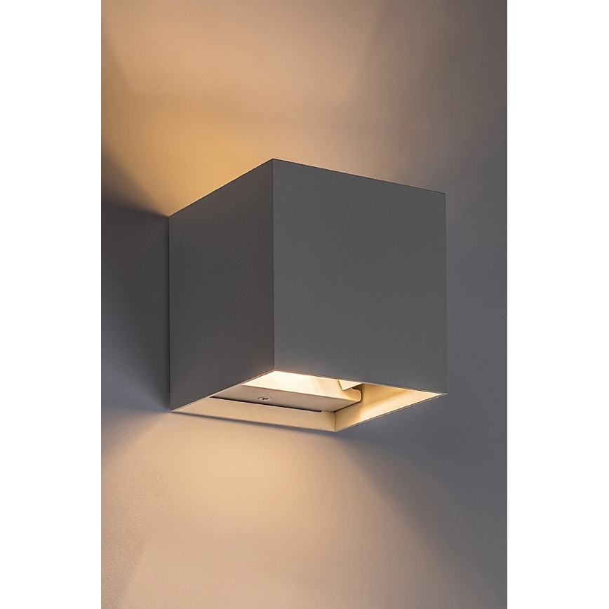 Rabalux - Aplique de exterior 1xG9/42W/230V IP54 blanco