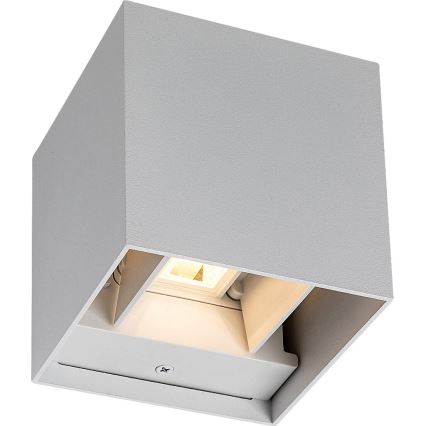 Rabalux - Aplique de exterior 1xG9/42W/230V IP54 blanco