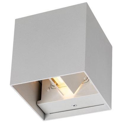 Rabalux - Aplique de exterior 1xG9/42W/230V IP54 blanco