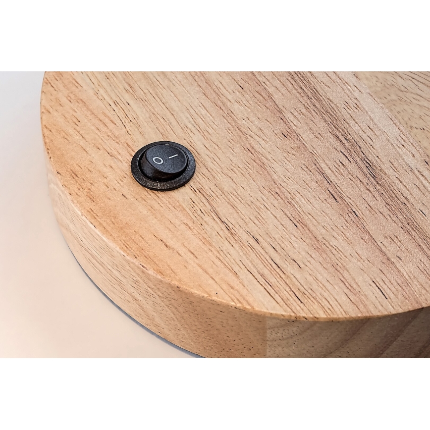 Rabalux - Lámpara de mesa 1xE14/25W/230V árbol de caucho