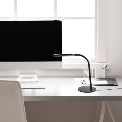 Rabalux - Lámpara de mesa regulable LED táctil LED/10W/230V 3000-6000K negro