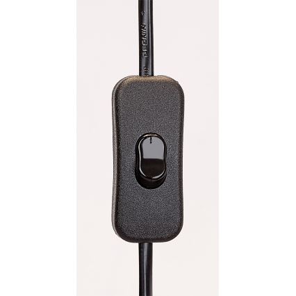 Rabalux - Lámpara de pie 1xE27/40W/230V blanco/plata