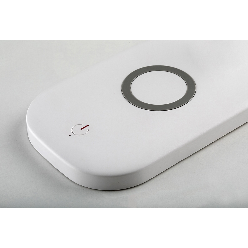 Rabalux - Lámpara de mesa regulable LED táctil con cargador inalámbrico LED/5W/5V 2700-6000K blanco