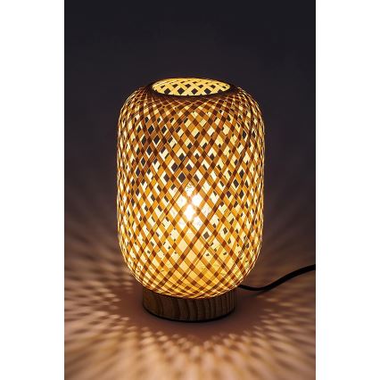 Rabalux - Lámpara de mesa 1xE14/25W/230V ratán