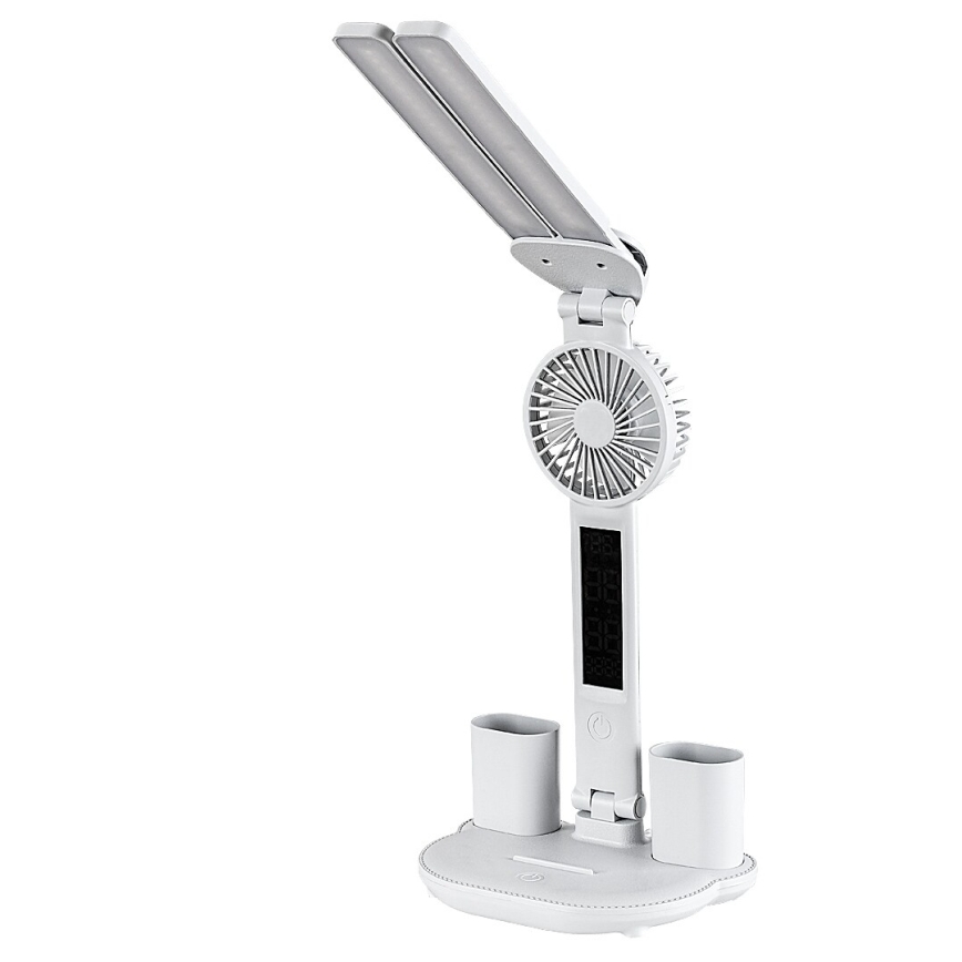 Rabalux - Lámpara de mesa LED regulable con ventilador LED/7W/5V 3000/4000/6500K