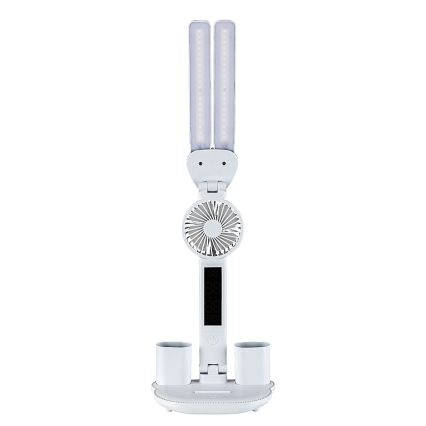 Rabalux - Lámpara de mesa LED regulable con ventilador LED/7W/5V 3000/4000/6500K