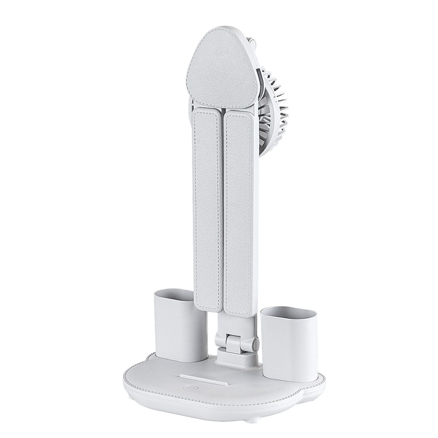 Rabalux - Lámpara de mesa LED regulable con ventilador LED/7W/5V 3000/4000/6500K