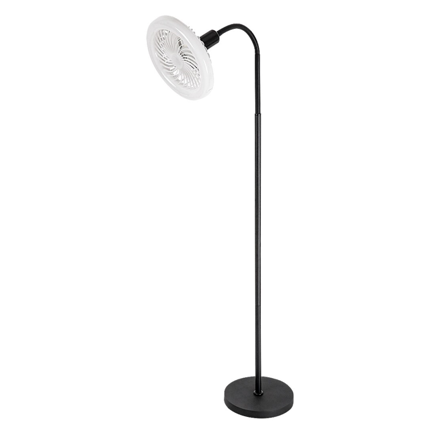 Rabalux - Lámpara de pie LED regulable con ventilador 1xE27/16W/230V 3000-6500K + mando a distancia