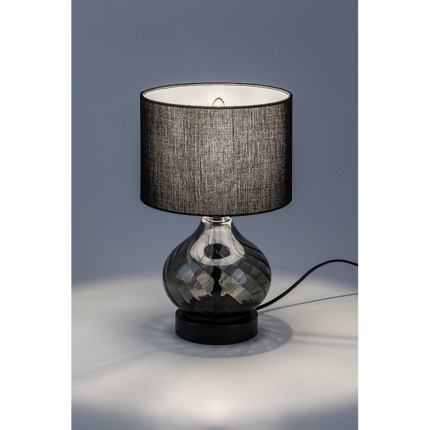 Rabalux - Lámpara de mesa 1xE14/25W/230V ahumado