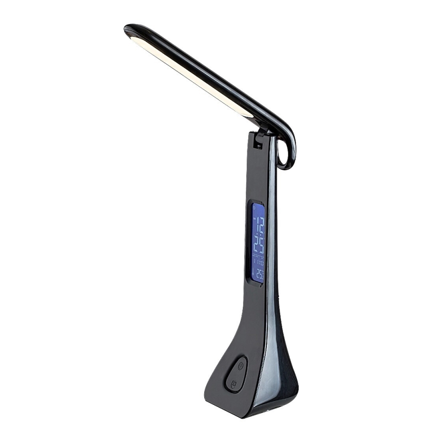 Rabalux - Lámpara de mesa LED regulable con pantalla LED/7W/5V 4000K negro