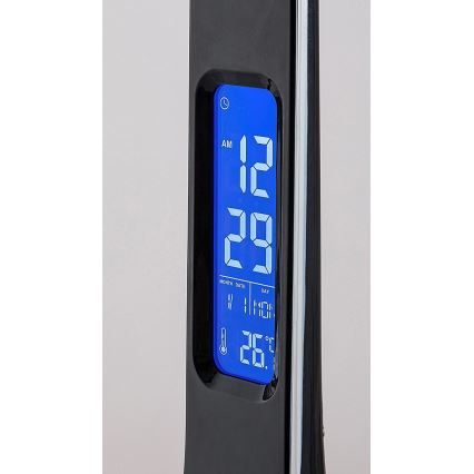 Rabalux - Lámpara de mesa LED regulable con pantalla LED/7W/5V 4000K negro