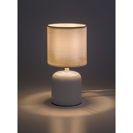 Rabalux - Lámpara de sobremesa 1xE14/40W/230V blanca