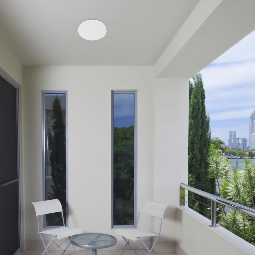 Rabalux - Lámpara de techo LED para exterior LED/15W/230V IP54 blanca