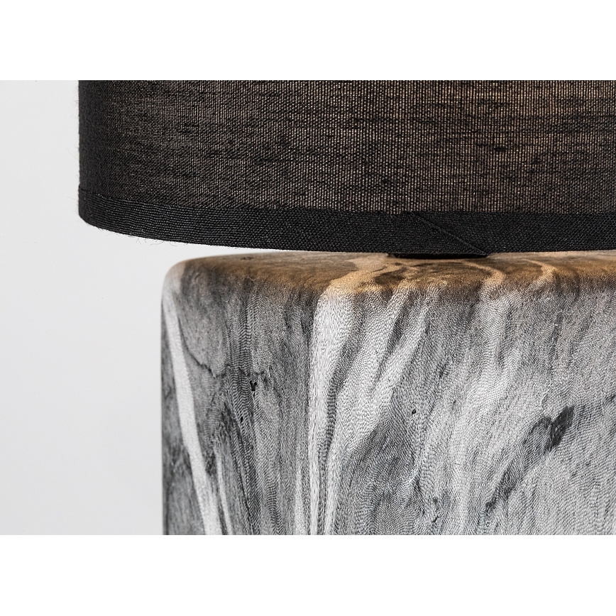 Rabalux - Lámpara de mesa 1xE14/40W/230V negra/efecto mármol