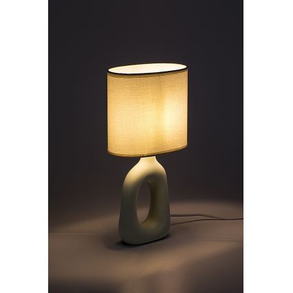 Rabalux - Lámpara de mesa 1xE14/40W/230V color crema