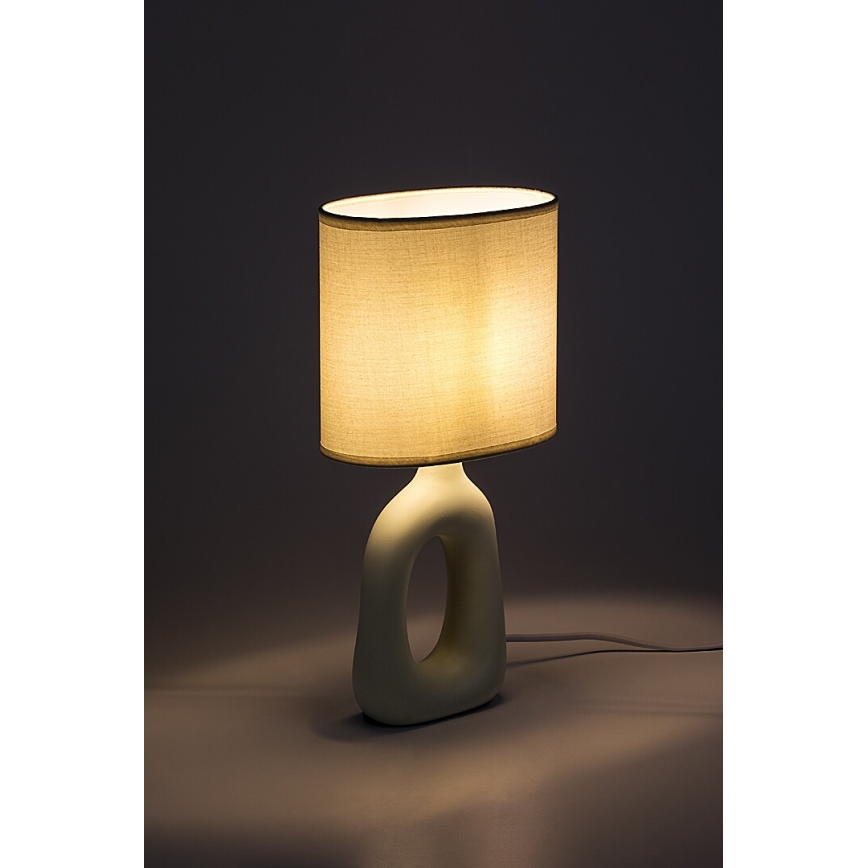 Rabalux - Lámpara de mesa 1xE14/40W/230V color crema