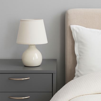 Rabalux - Lámpara de mesa 1xE14/40W/230V beige