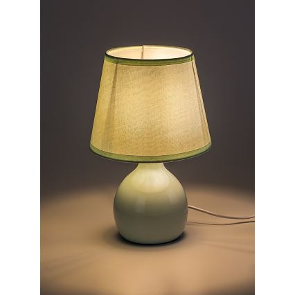 Rabalux - Lámpara de mesa 1xE14/40W/230V verde menta