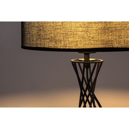 Rabalux - Lámpara de mesa 1xE27/40W/230V negra