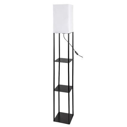 Rabalux 74191 - Lámpara de pie con estantes BRONN 1xE27/40W/230V