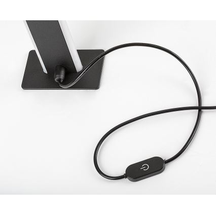 Rabalux - Lámpara de mesa LED regulable LED/15W/230V 3000/4000K negro