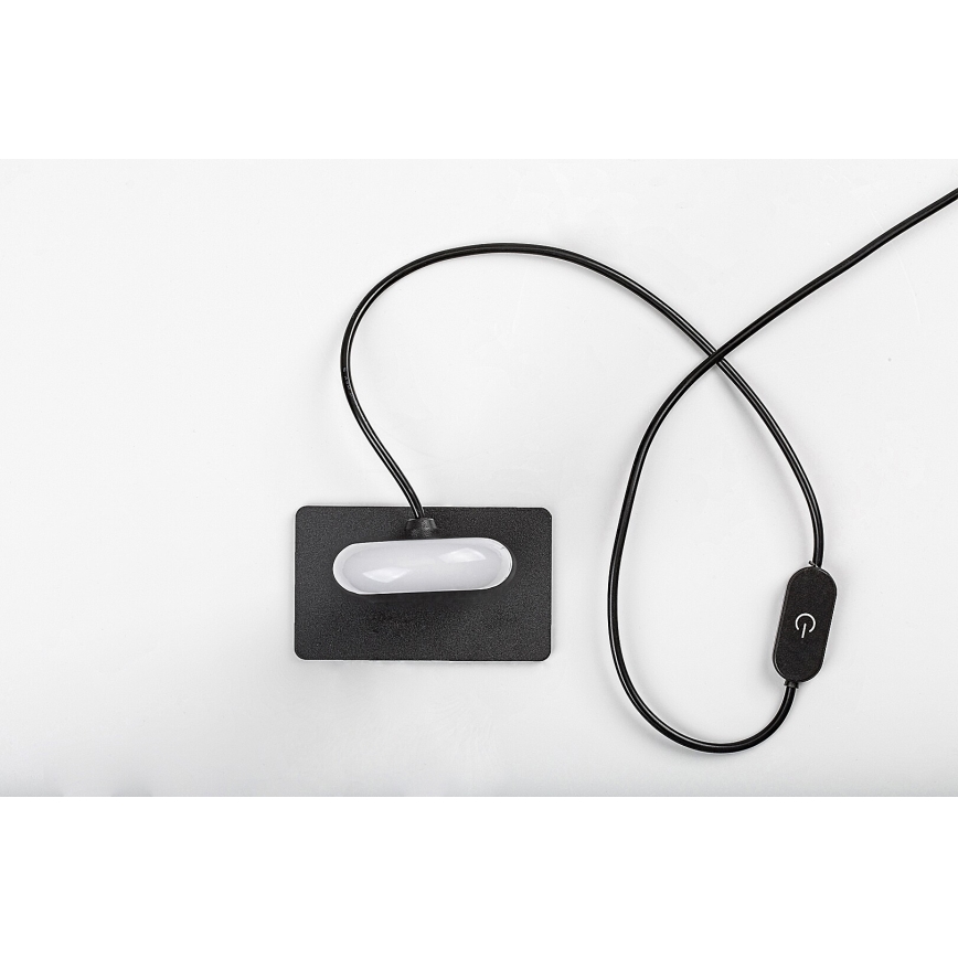Rabalux - Lámpara de mesa LED regulable LED/15W/230V 3000/4000K negro