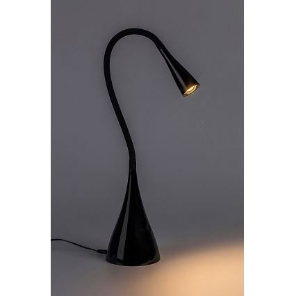 Rabalux - Lámpara de mesa regulable LED táctil LED/4W/230V 3000K negro