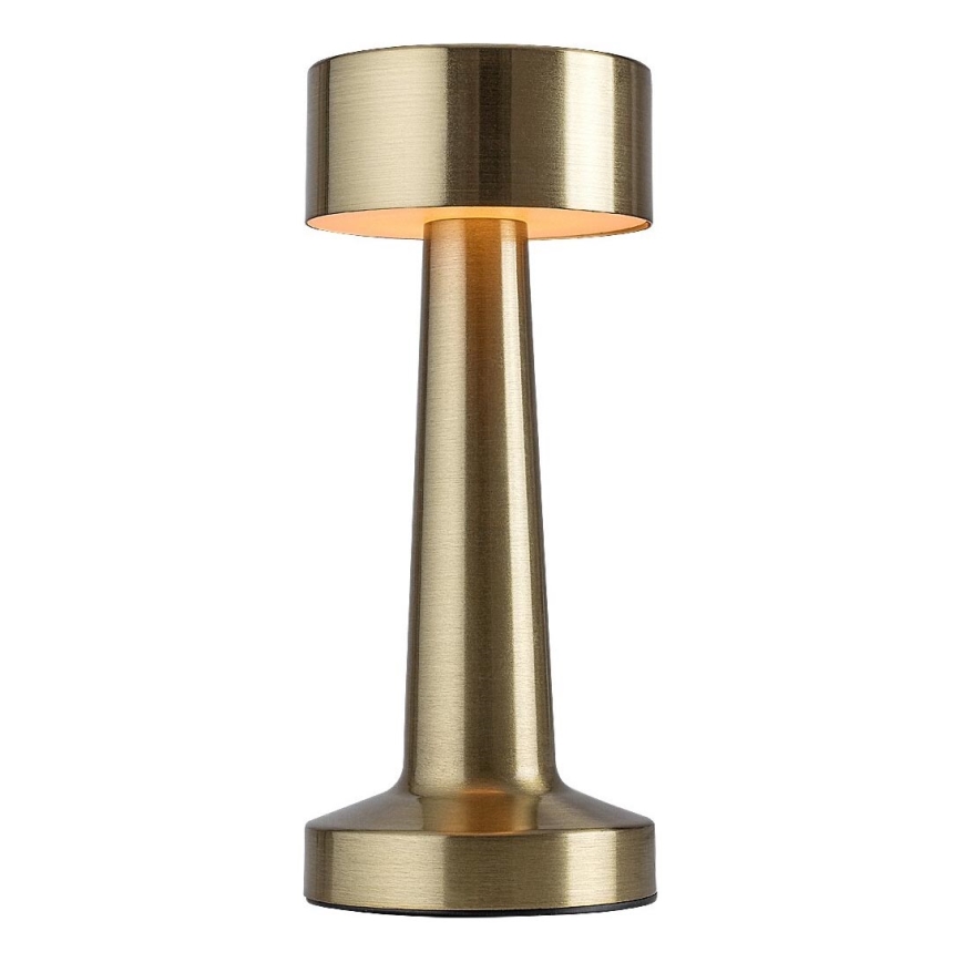 Rabalux 74207 - Lámpara LED de mesa táctil recargable SENAN LED/2,7W/5V 1200mAh dorado
