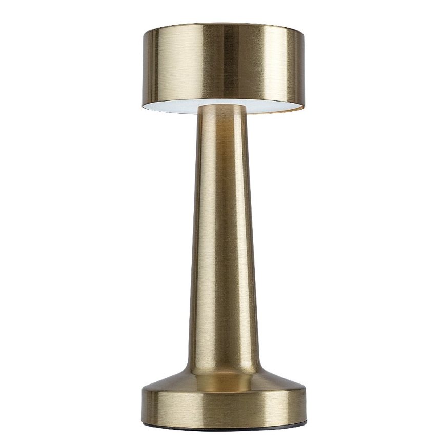 Rabalux 74207 - Lámpara LED de mesa táctil recargable SENAN LED/2,7W/5V 1200mAh dorado