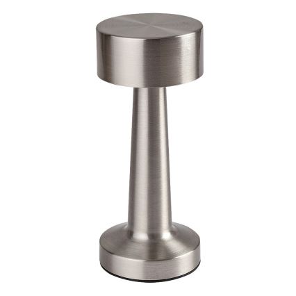 Rabalux - LED Lámpara de mesa táctil recargable LED/2,7W/5V 1200mAh 3000/4000/6000K cromo mate