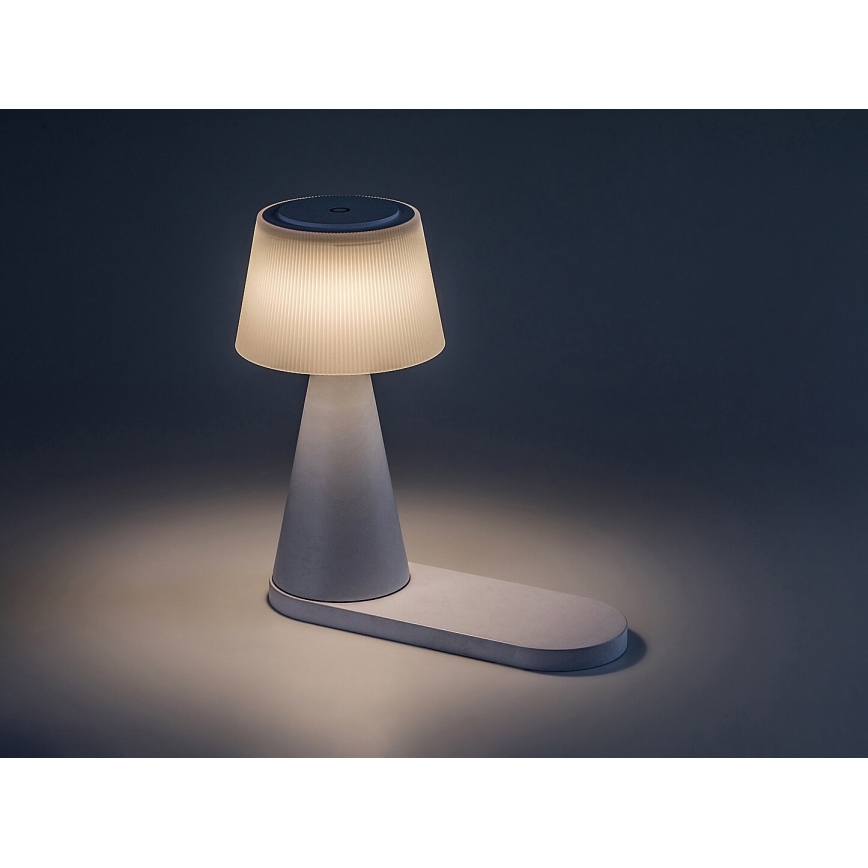Rabalux - LED Lámpara de mesa recargable con dimmer con carga inalámbrica LED/5W/5V 3000/4000/5000K