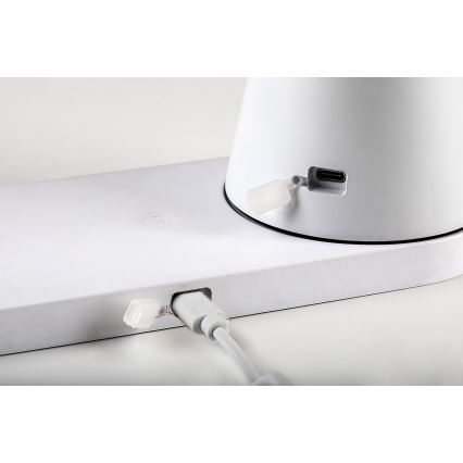 Rabalux - LED Lámpara de mesa recargable con dimmer con carga inalámbrica LED/5W/5V 3000/4000/5000K