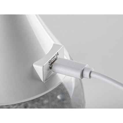 Rabalux 74248 - Lámpara de mesa LED RGB regulable VIVTER LED/4W/230V blanco