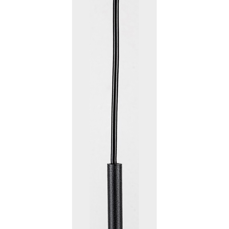 Rabalux - Lámpara de araña de baño en cadena 1xE27/15W/230V negro IP44