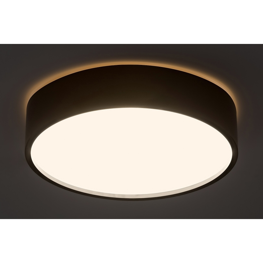 Rabalux - Plafón LED LED/18W/230V IP44 4000K diá. 28 cm negro