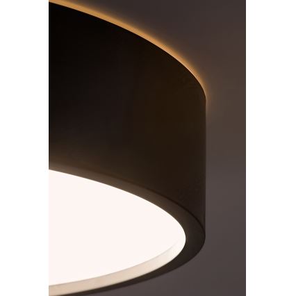 Rabalux - Plafón LED LED/18W/230V IP44 4000K diá. 28 cm negro