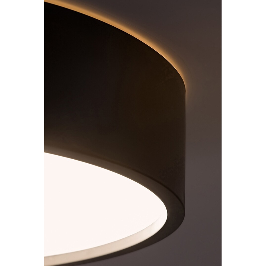 Rabalux - Plafón LED LED/18W/230V IP44 4000K diá. 28 cm negro