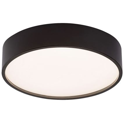 Rabalux - Plafón LED con sensor LED/19W/230V IP44 4000K diá. 28,5 cm negro
