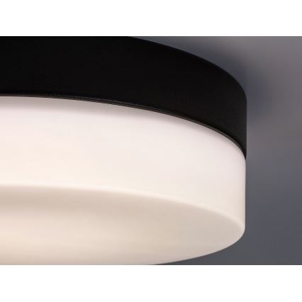 Rabalux - Plafón LED de baño LED/15W/230V IP44 4000K diá. 23 cm negro